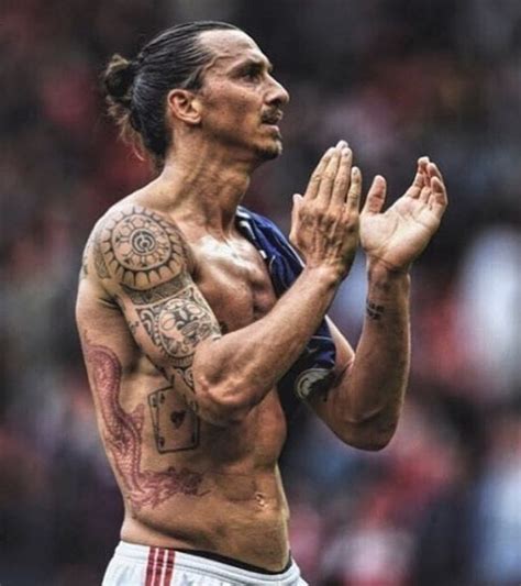 Where does zlatan have tattoos?