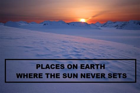 Where in Russia the sun never rises?