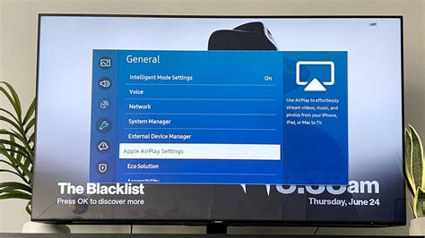 Where is AirPlay on Samsung TV?