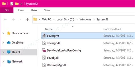 Where is Device Manager File located?