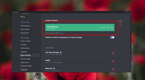 Where is Discord overlay settings?