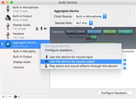 Where is Mac audio devices?