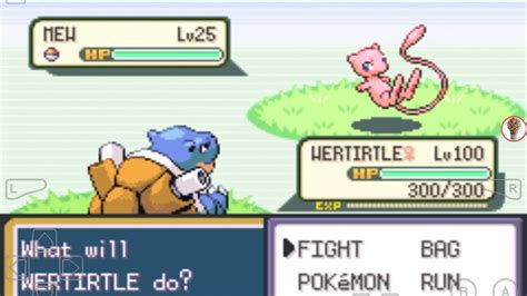 Where is Mew in fire red?