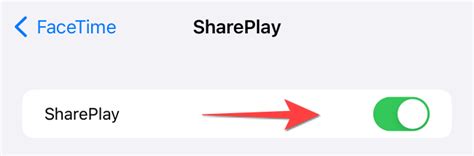 Where is SharePlay toggle?