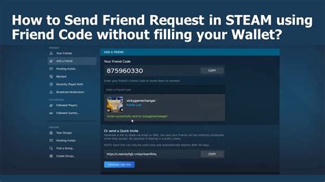 Where is Steam friend code?