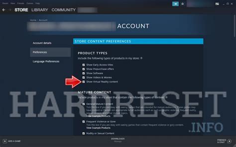 Where is Steam preferences?