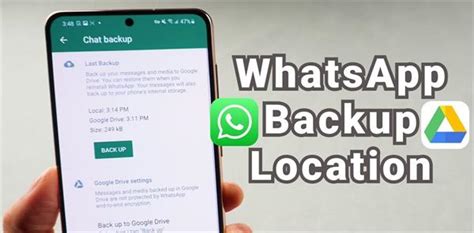 Where is WhatsApp backup stored?