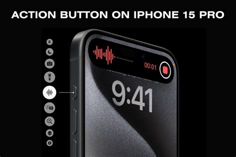 Where is action button in iPhone 15?