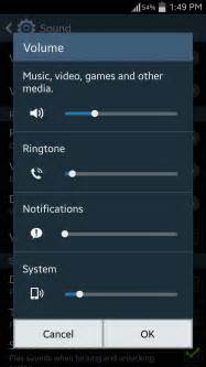 Where is audio settings in Android?
