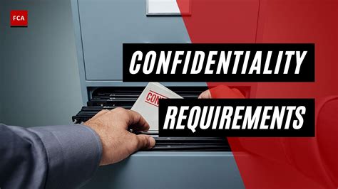 Where is confidentiality needed?