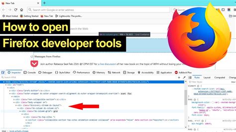 Where is developer tools in Firefox?