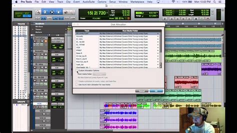 Where is disk allocation Pro Tools?