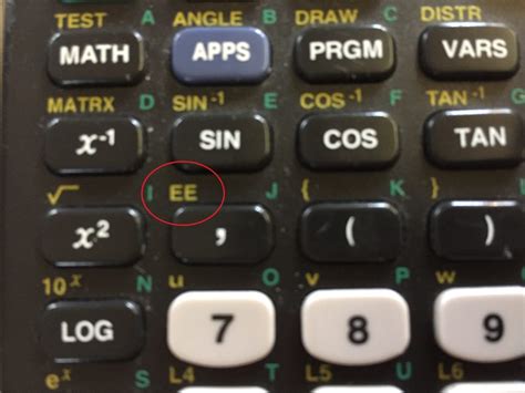 Where is exp on calculator?
