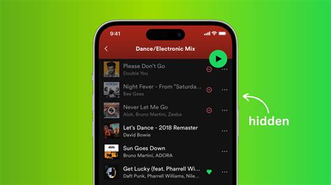 Where is hidden songs in Spotify?