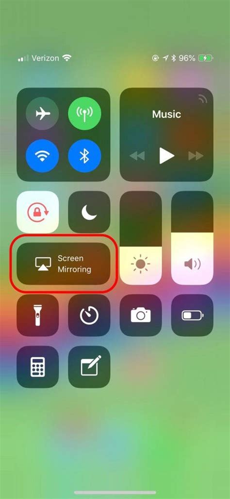 Where is my AirPlay icon on my iPhone?