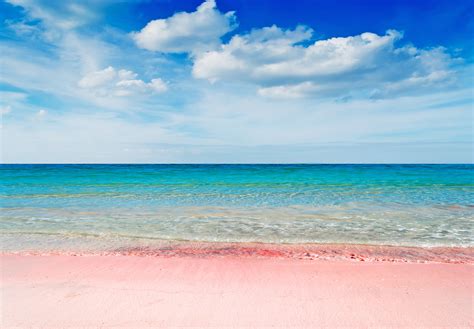 Where is pink sand?