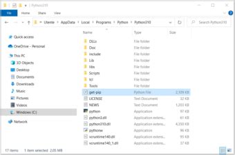 Where is pip folder in Windows?