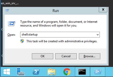 Where is the all users startup folder in Server 2012?