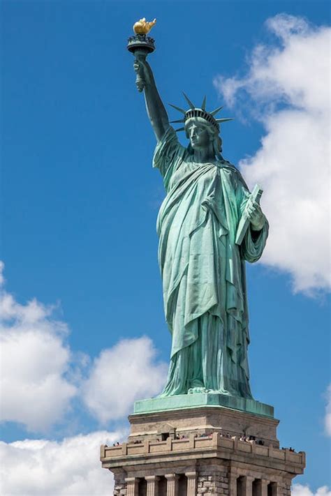 Where is the best free view of the Statue of Liberty?