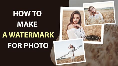 Where is the best place to put a watermark on a photo?