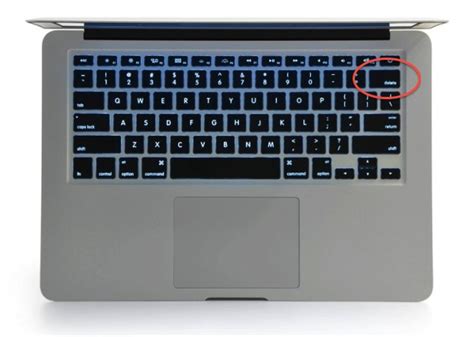 Where is the delete button on a Macbook Air?