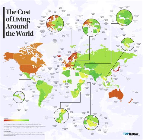 Where is the highest cost of living?