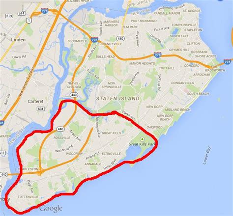 Where is the richest part of Staten Island?