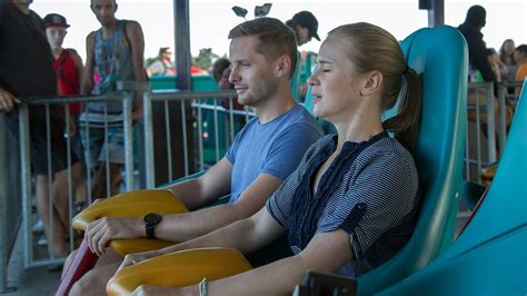 Where is the safest seat while riding a roller coaster?