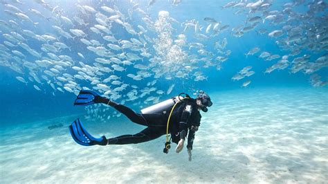 Where is the warmest place to scuba dive?