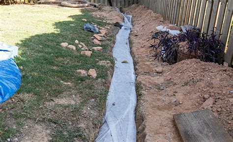 Where not to put a French drain?