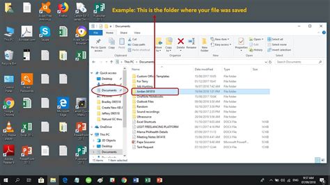 Where should I save files on my computer?