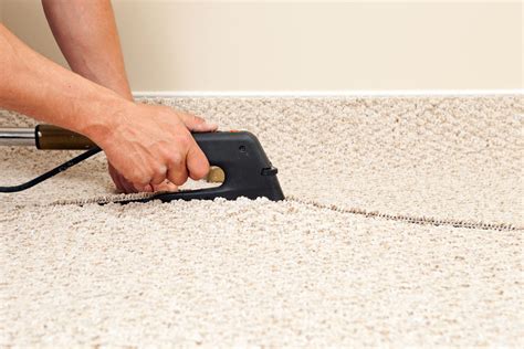 Where should carpet seams be?