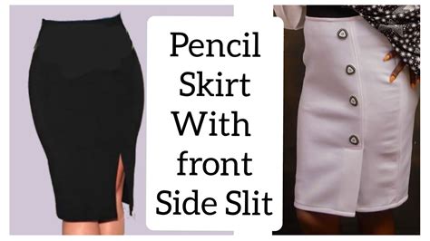 Where should skirt slit be?