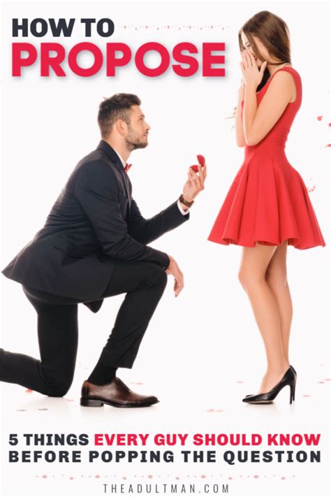 Where should you not propose?
