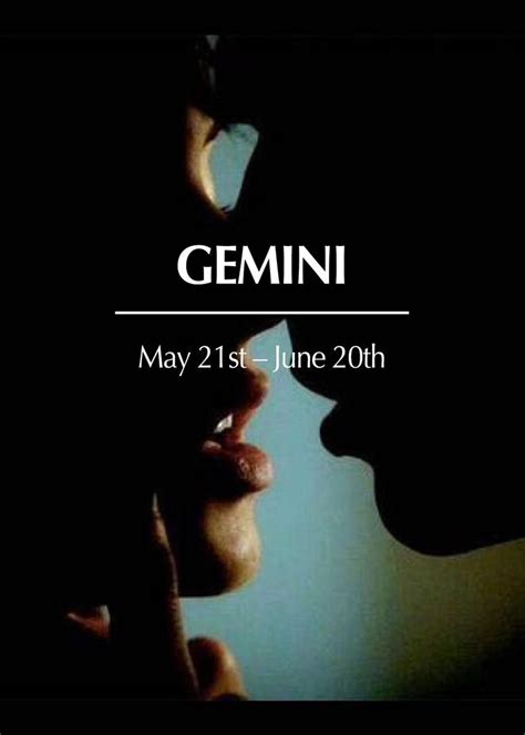 Where to kiss a Gemini?