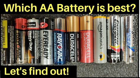 Which AA batteries are the best?