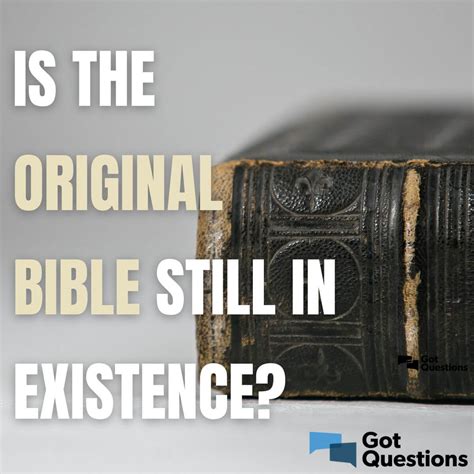 Which Bible is the original Bible?