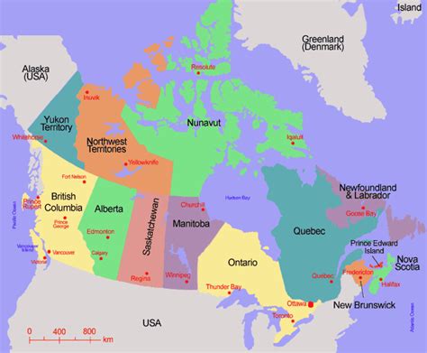 Which Canadian cities speak English?