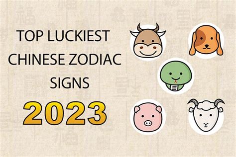 Which Chinese zodiac is luckiest?