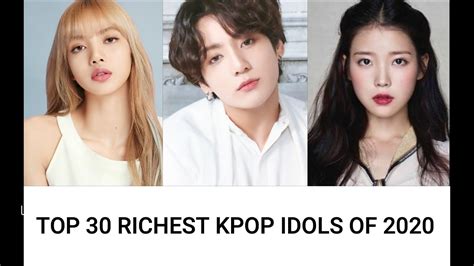 Which K-pop idol is richest?