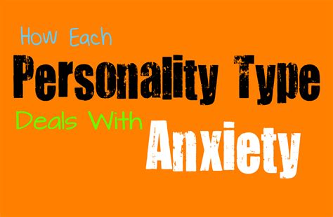 Which MBTI has anxiety?