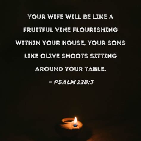 Which Psalm is about a wife?