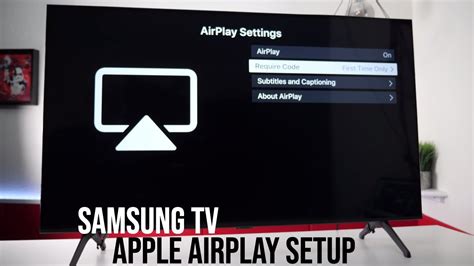 Which Samsung TV supports AirPlay?