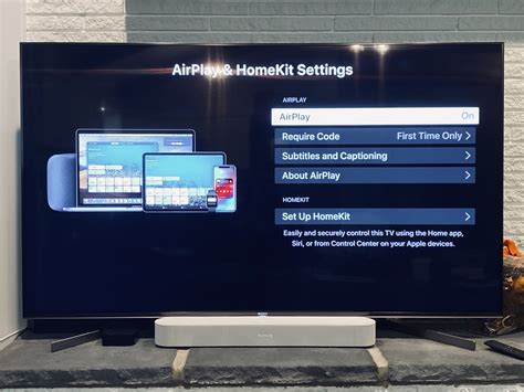 Which TV has AirPlay built in?