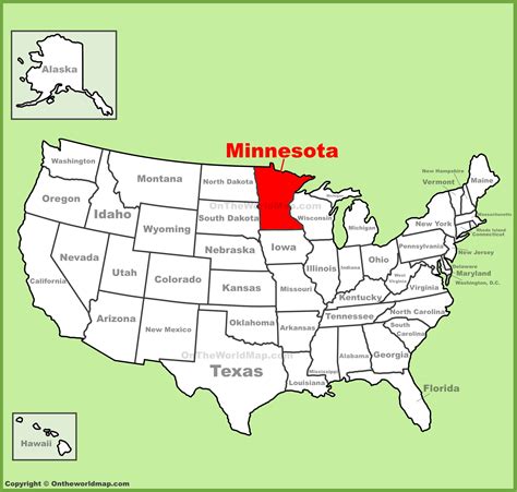 Which US state is MN?