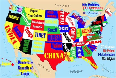 Which US state is most like England?