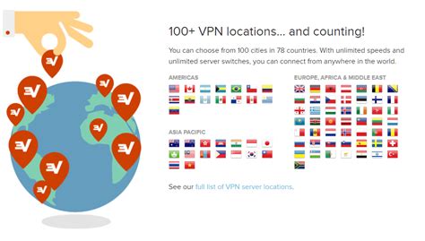 Which VPN has 100 countries?