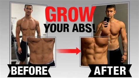 Which abs grow first?