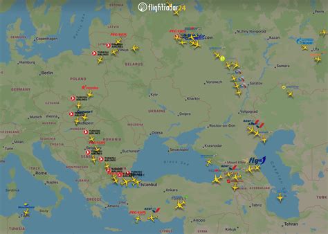 Which airlines currently fly to Russia?