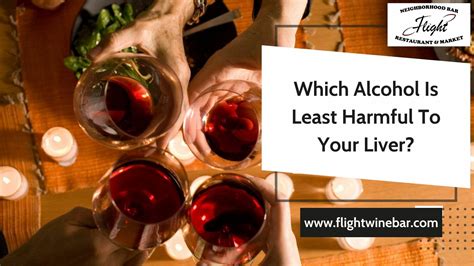 Which alcohol is least harmful to your liver?